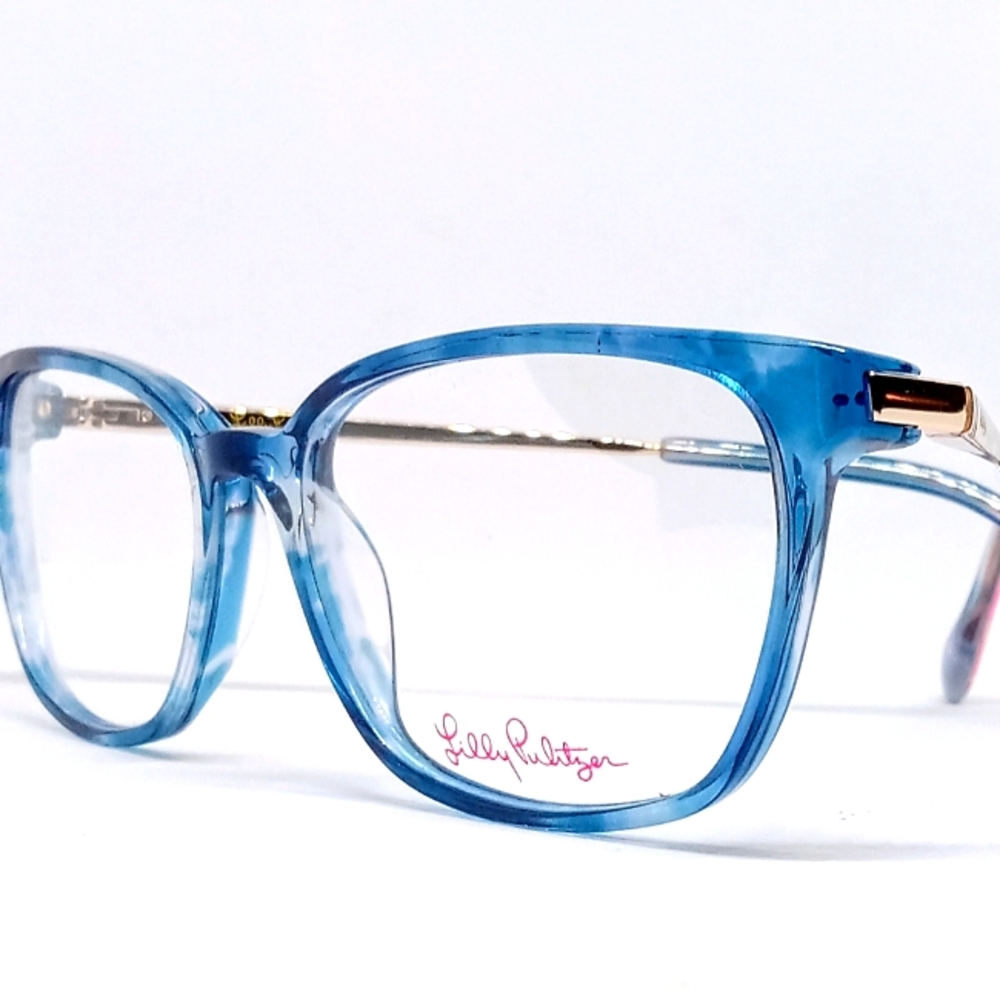 LILLY PULITZER "ROSSI" EYEGLASSES WITH DEMO LENS: